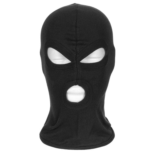 MFH Cappuccio, sottile, nero, 100% cotone