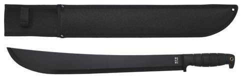 MFH Kongo machete, nera con fodero, 57cm
