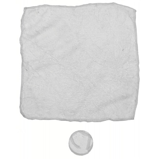 MFH Panno magico microfibra 5 pz/polisacco, bianco