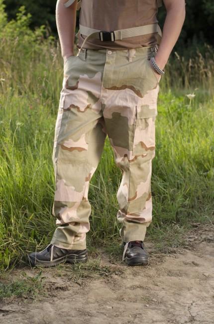 MFH BDU pantaloni da uomo rip-stop, deserto 3col