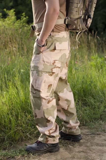 MFH BDU pantaloni da uomo rip-stop, deserto 3col