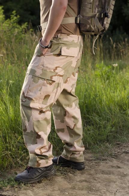 MFH BDU pantaloni da uomo rip-stop, deserto 3col