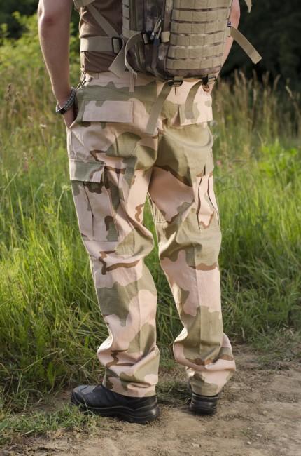 MFH BDU pantaloni da uomo rip-stop, deserto 3col