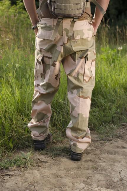 MFH BDU pantaloni da uomo rip-stop, deserto 3col