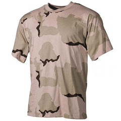 MFH modello maglietta mimetica 3 col desert, 160g/m2