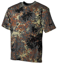 MFH maglietta mimetica german flecktarn, 160g/m2