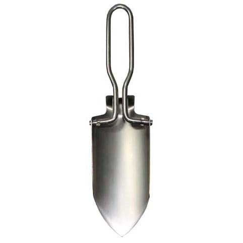 MFH mini pala pieghevole 22 cm, metallo completo con custodia