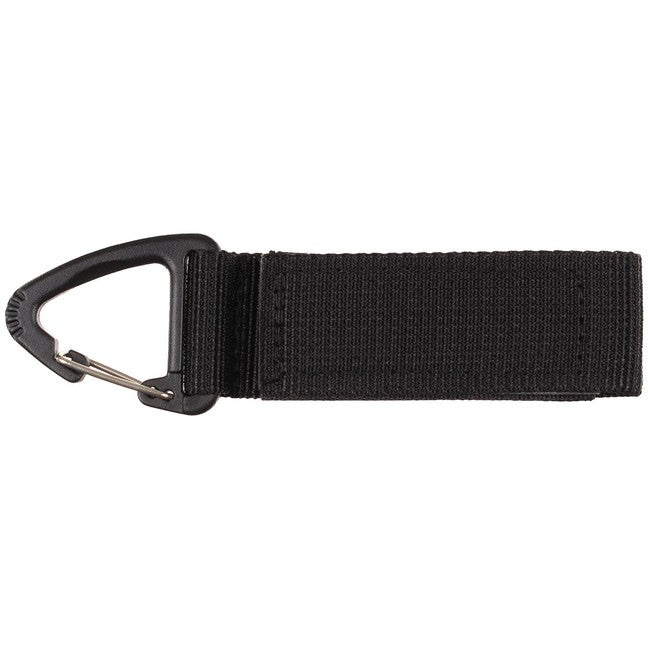 MFH Moschettone Molle con chiusura di sicurezza, nero