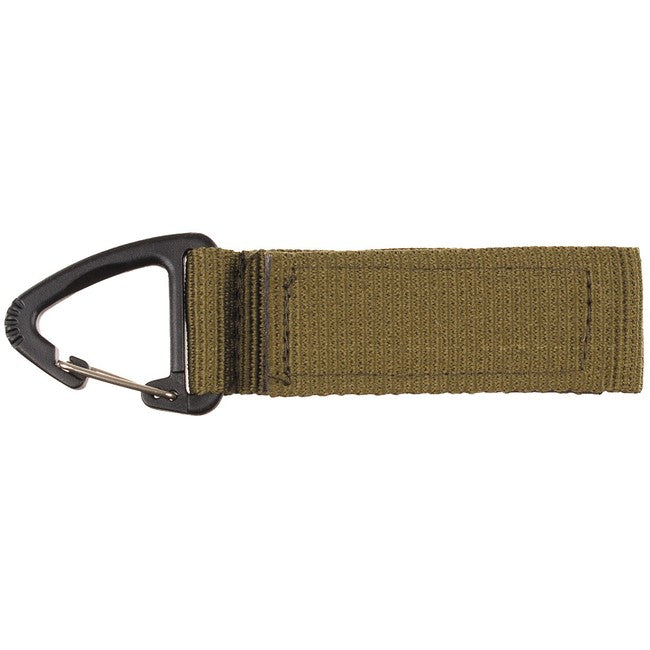 MFH Moschettone Molle con chiusura di sicurezza, oliva