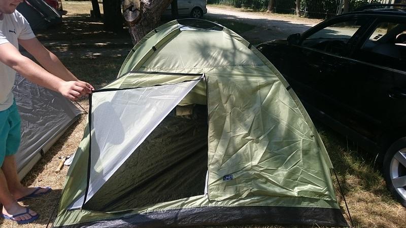 MFH Monodom tenda per 3 persone 210x210x130 cm, oliva