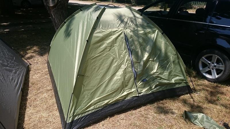 MFH Monodom tenda per 3 persone 210x210x130 cm, oliva
