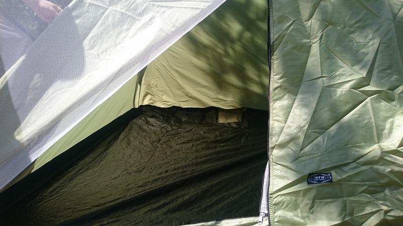 MFH Monodom tenda per 3 persone 210x210x130 cm, bw tarn