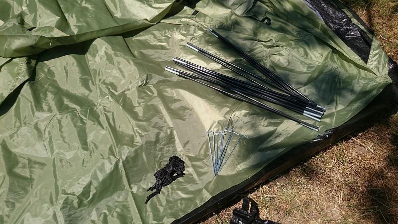 MFH Monodom tenda per 3 persone 210x210x130 cm, oliva