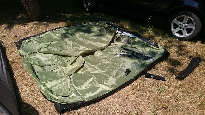 MFH Monodom tenda per 3 persone 210x210x130 cm, woodland