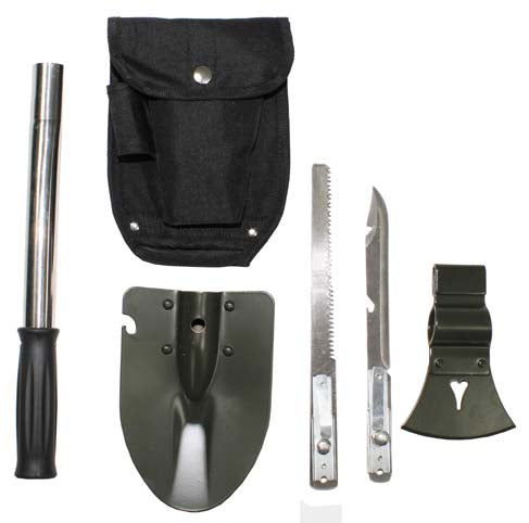 MFH Set multifunzione 6 in 1 tutto metallo con custodia