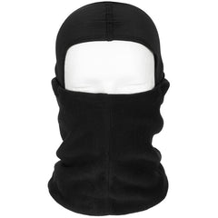 MFH Neck Gaiter with Head Cover, Fleece, Black