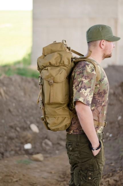 MFH BW Waterproof Backpack Coyote 65L
