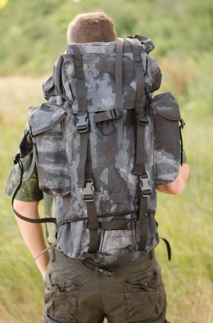 MFH BW zaino impermeabile, HDT-camo LE 65L