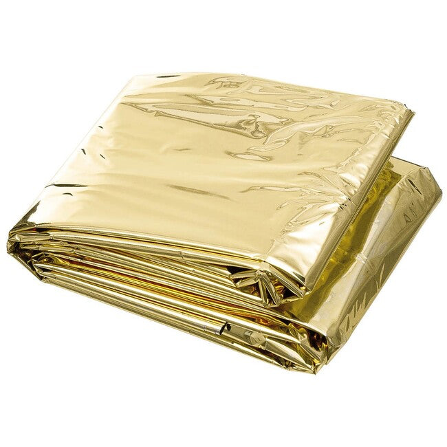 MFH Coperta di emergenza, argento e oro