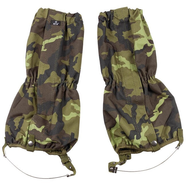 MFH Maniche di protezione, con cerniera e cavo d'acciaio, CZ camo