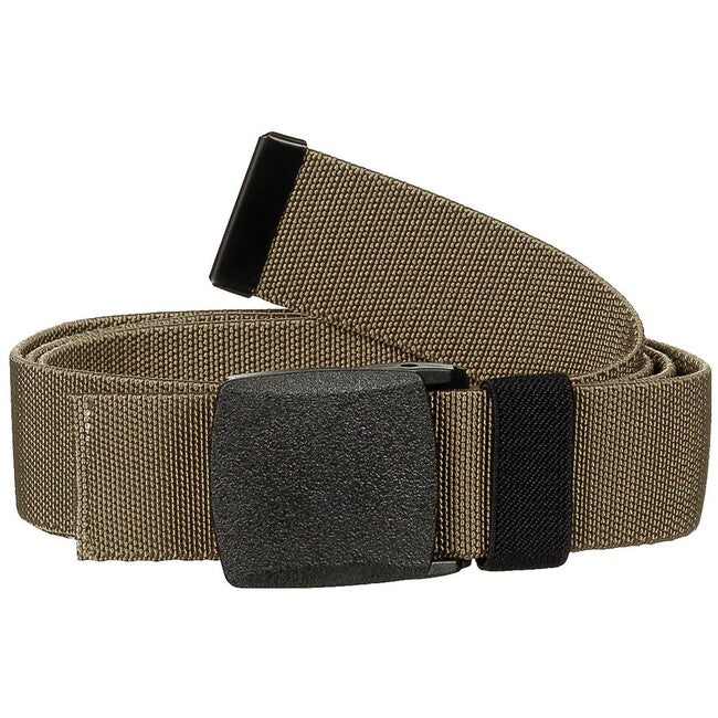 MFH Cintura elastica tattica, marrone koyote, circa 3,7 cm