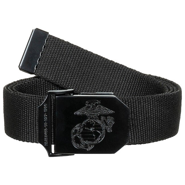 MFH USMC cintura, nera, circa 3,5 cm