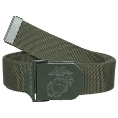 MFH USMC Web Belt pas, OD zelena, cca 3,5 cm