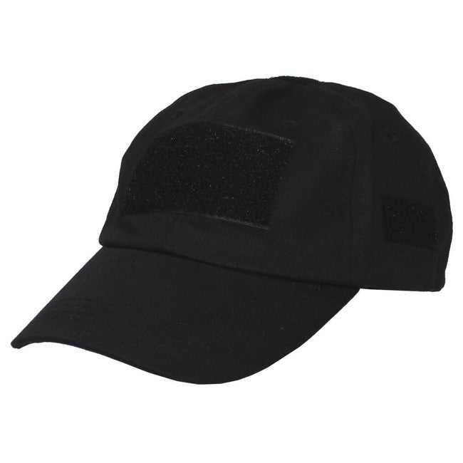 MFH Operations berretto con pannelli in velcro, nero
