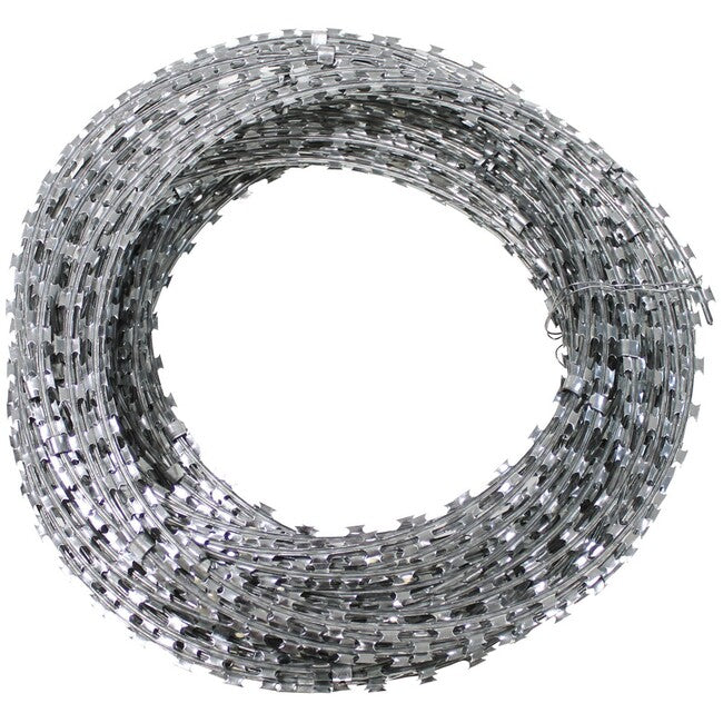 MFH Filo spinato, metallo zincato, circa 50 m, diametro 30 cm