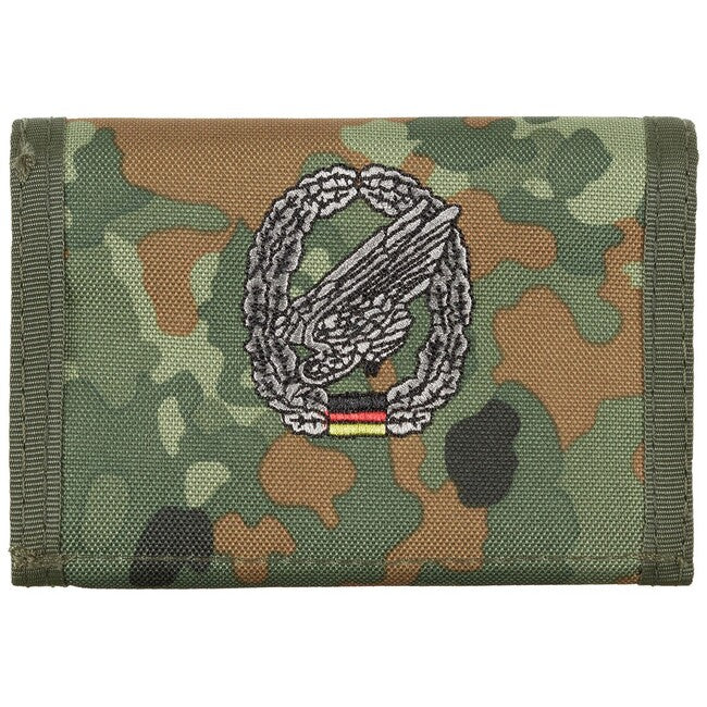 MFH Fallschirmjäger portafoglio, bw camo