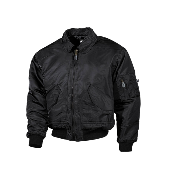 MFH CWU bomber pilot giacca, nera