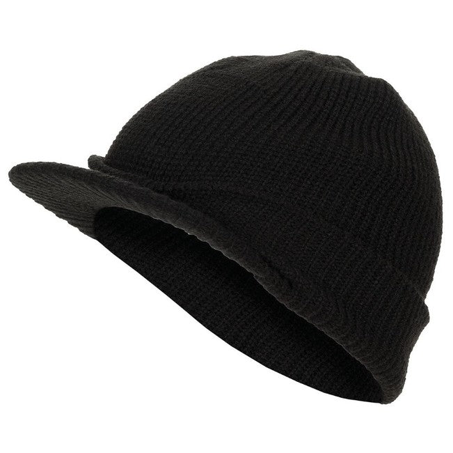 Berretto in maglia MFH Jeep con seta, nera