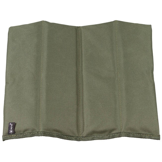 MFH Cuscino per sedile, pieghevole, verde OD