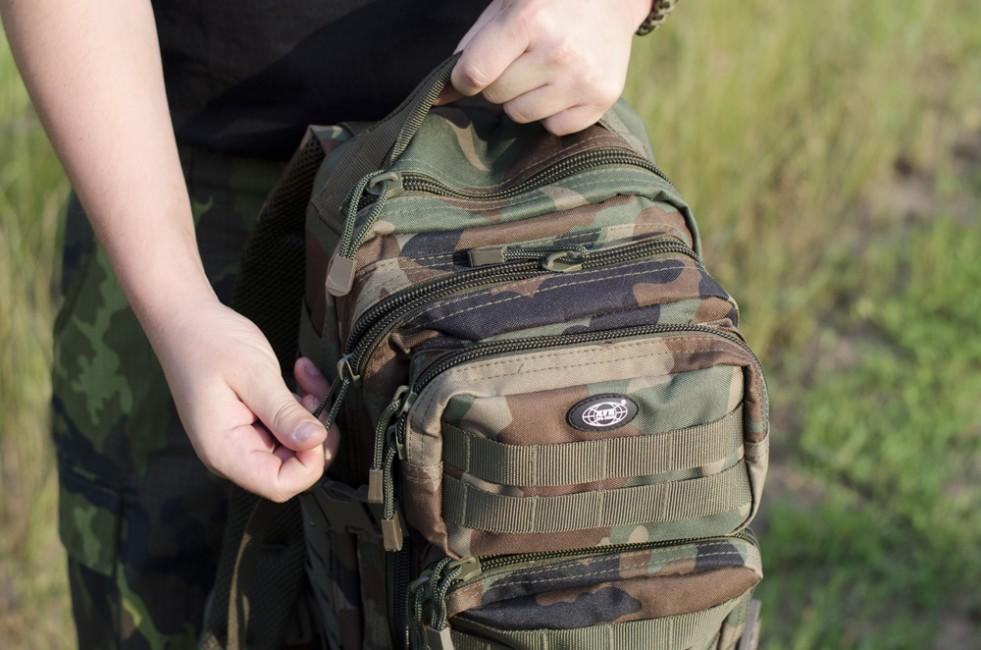 MFH US assault zaino, woodland 30L