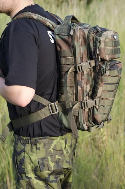 MFH US assault zaino, woodland 30L