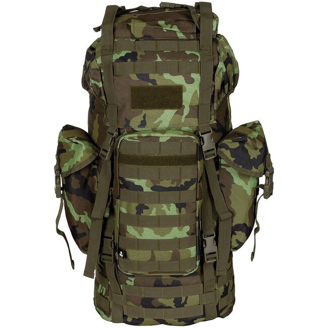 MFH Zaino MOLLE 65L, barra in alluminio, m95 cz camo