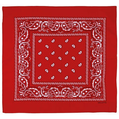 MFH Μαντήλι βαμβακερό, κόκκινο-λευκό, περ. 55 x 55 cm
