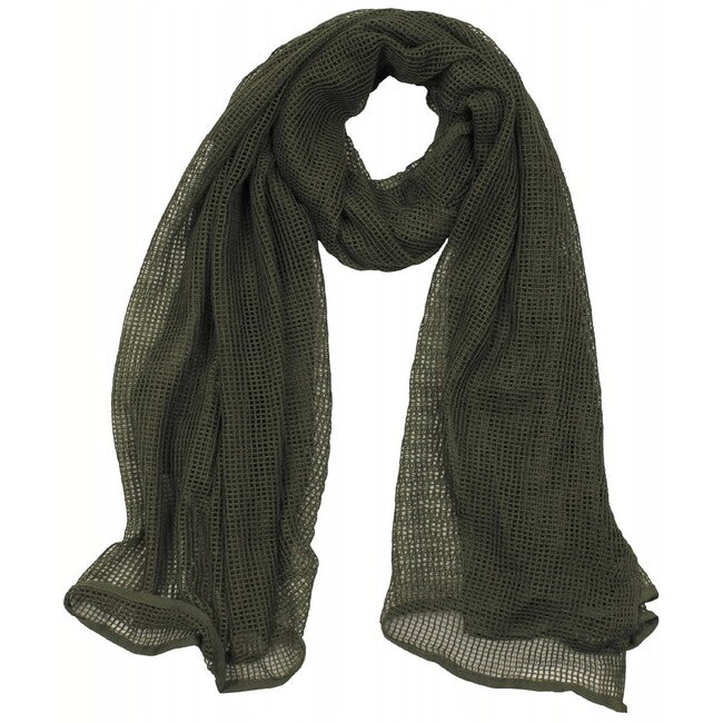 MFH Sciarpa a rete, verde OD, circa 190 x 90 cm