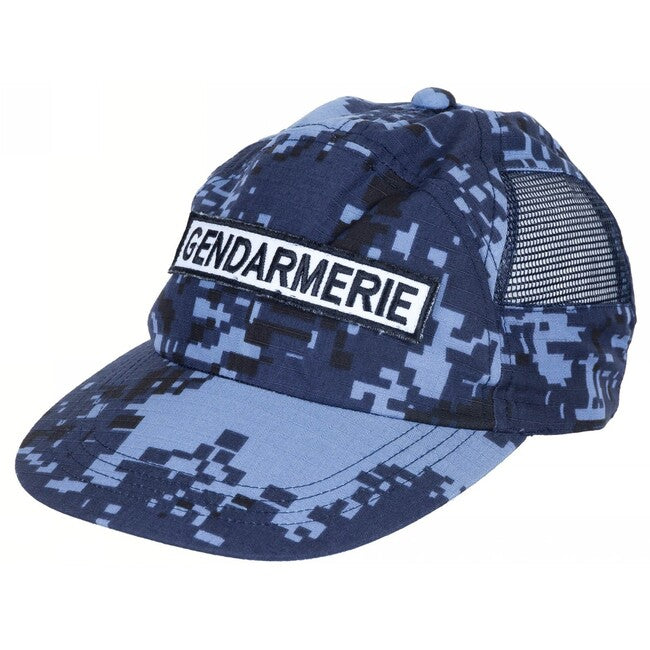 MFH Cappellino - misura regolabile con inserti in rete, blu digitale