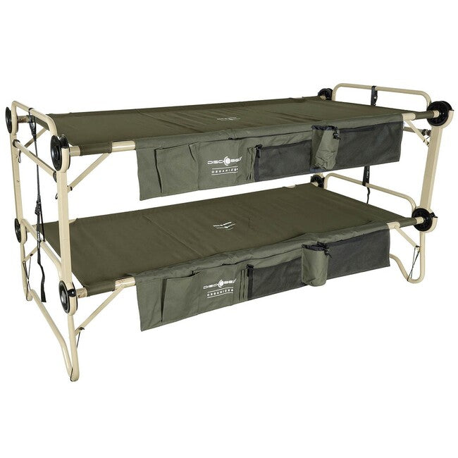 Disc-O-Bed Arm-O-Bunk sdraio pieghevole con tasca laterale, verde OD