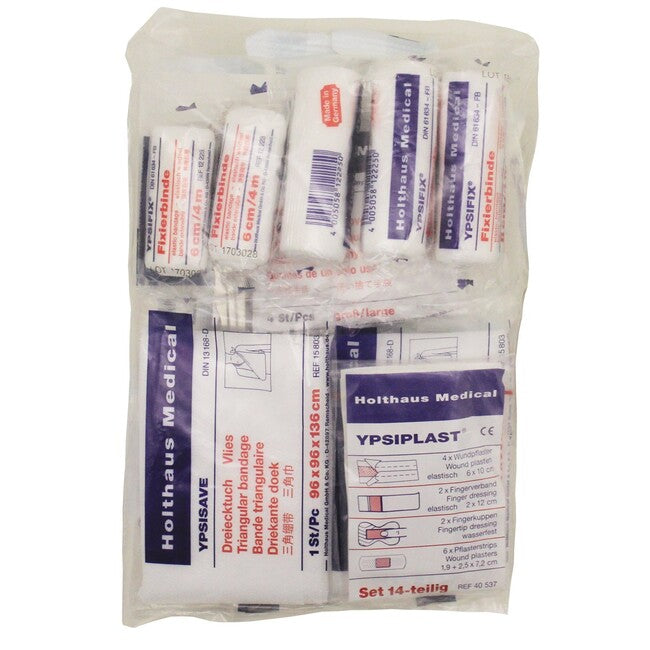 Holthaus assortimento di cartucce di pronto soccorso, 43 pezzi, din 13164