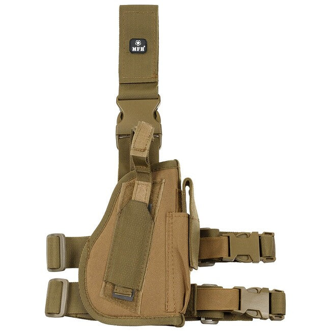 MFH Fondina per pistola destra, tan coyote