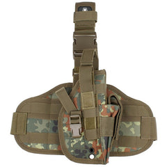 MFH Fondina per pistola MOLLE destra, BW camo