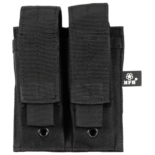 MFH Fondina doppia MOLLE, nera