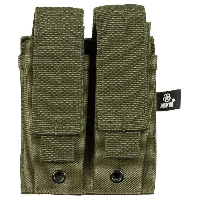 MFH Fondina doppia MOLLE, verde OD