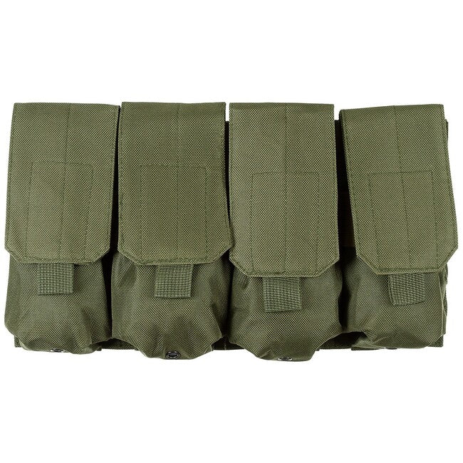 MFH marsupio MOLLE, 4 scomparti, verde OD