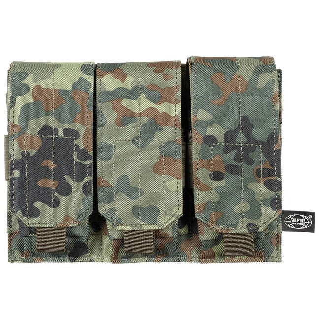 MFH Triple MOLLE fondina, bw camo