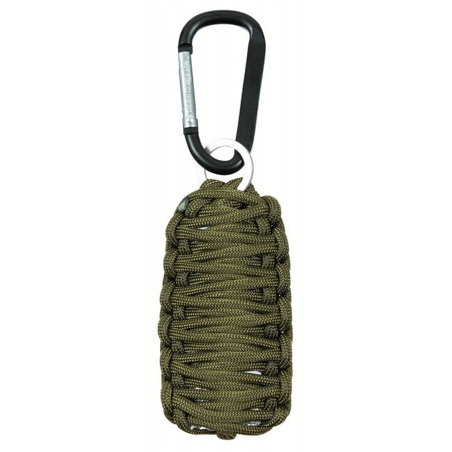 MFH Kit di sopravvivenza con corda da paracadute, verde OD