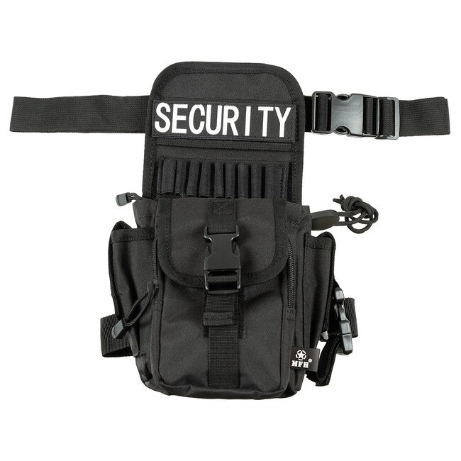 MFH Borsa per fianchi e gambe, sicurezza, nera