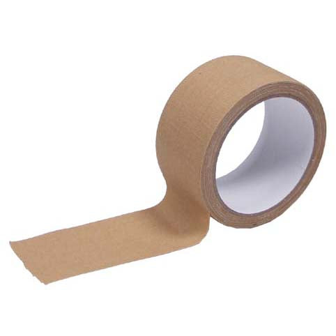 MFH Nastro adesivo in tessuto, khaki, 10m